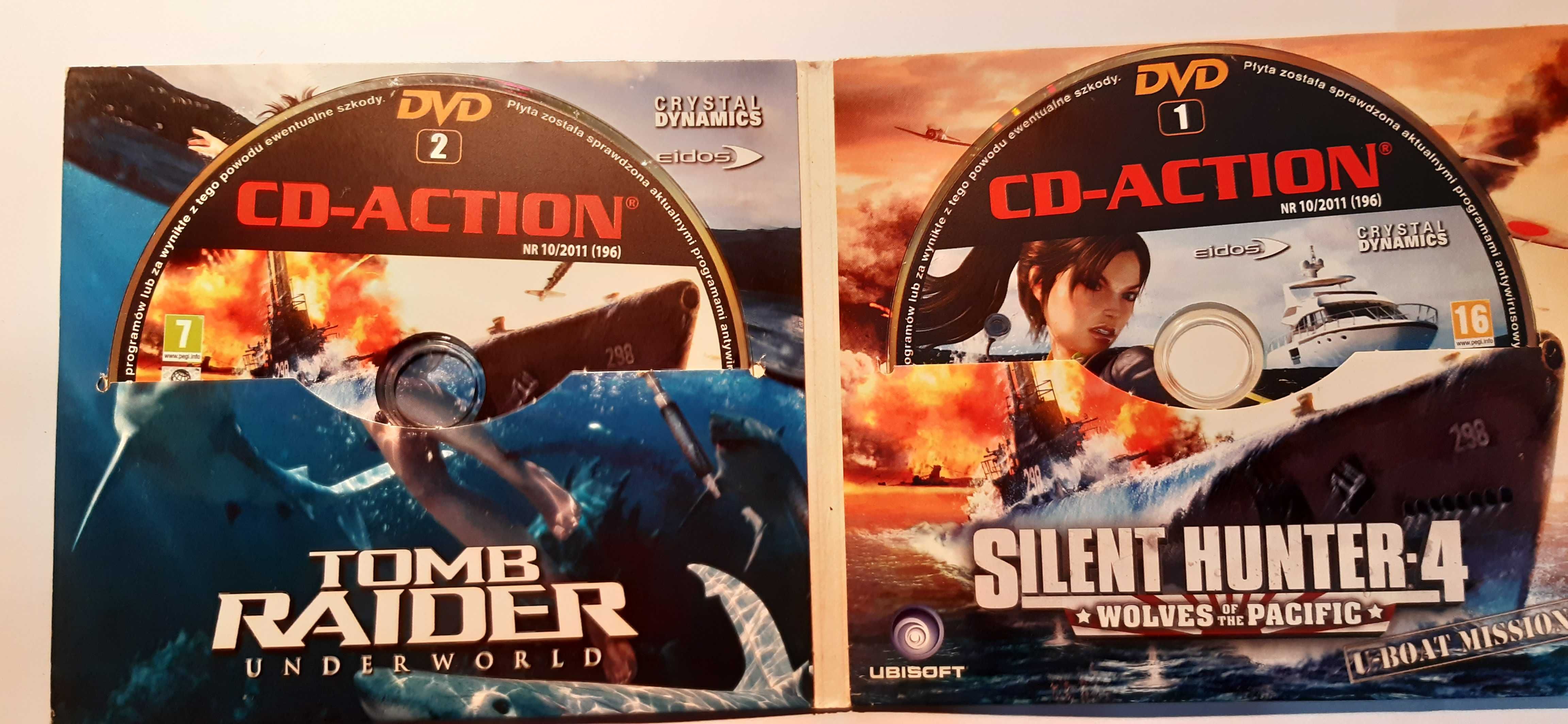 stary gry pc retro tomb rider underworld, silent hunter 4