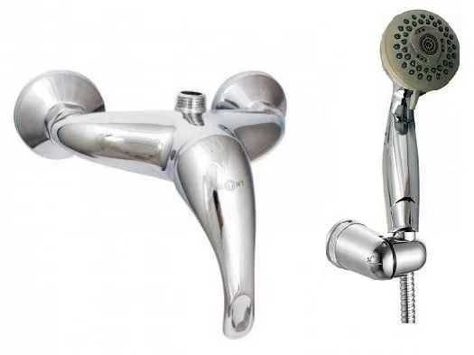 Латунный смеситель,, кран для душ-кабины, ванны. Выход шланга - вверх.