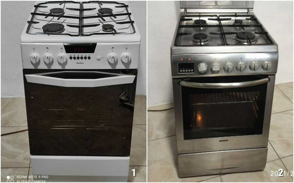 ПЛИТА Газова AMICA CV8924 50 60см Конвекція ГРИЛЬ Таймер Б\у Німеччина