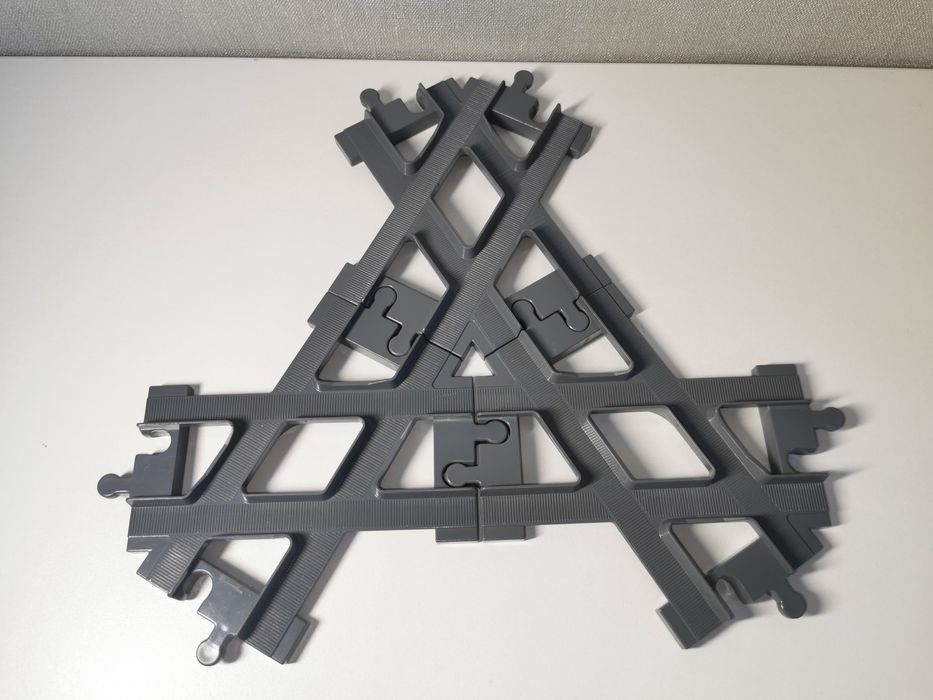 Lego Duplo перехрестя, вагони, перекрёсток, поїзд, колія, мост, міст о