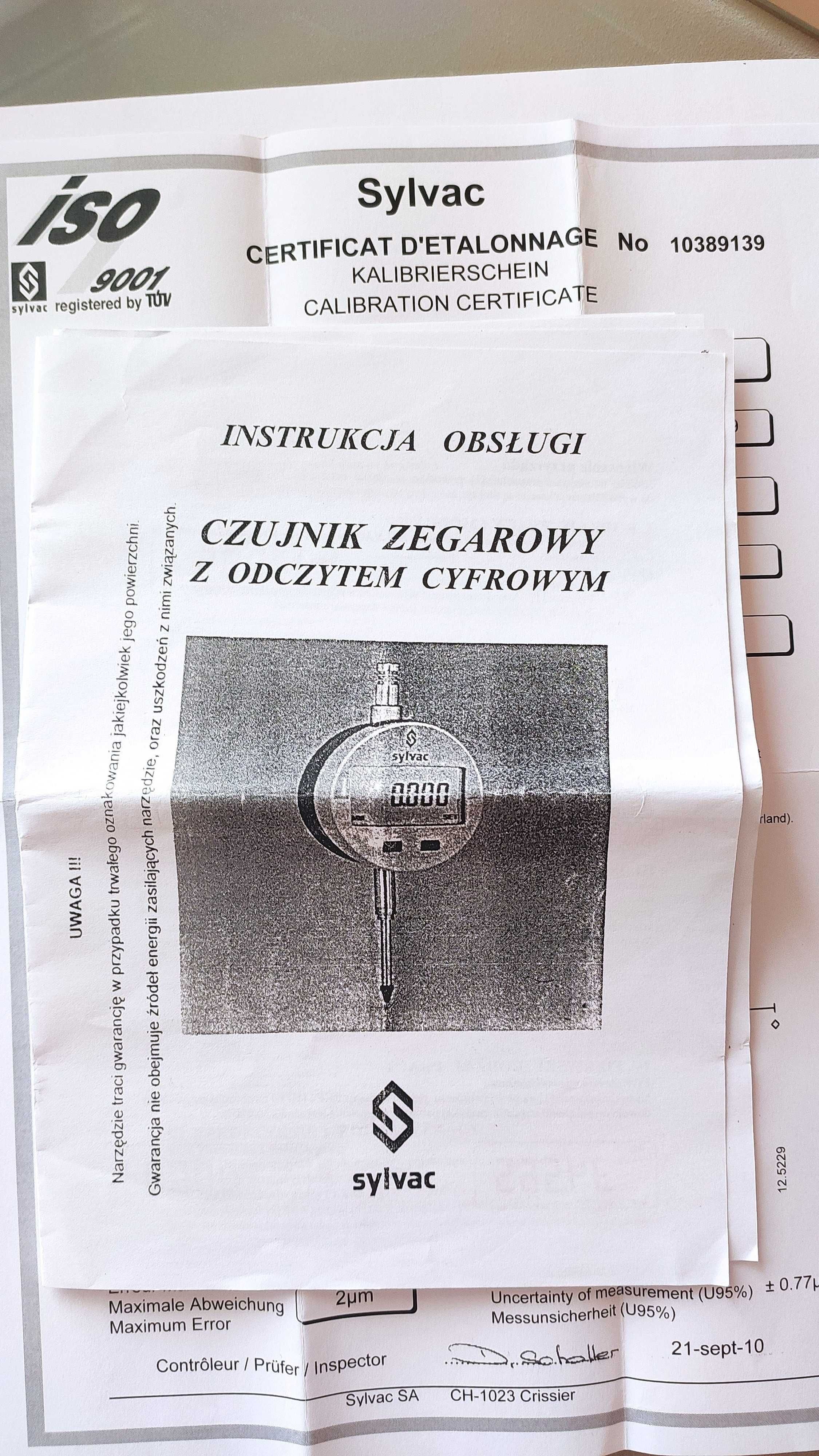 Grubosciomierz czujnik elektroniczny Sylvac