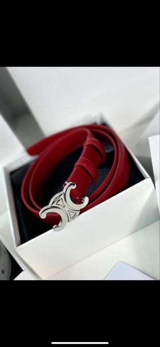 Пояс CELINE красный