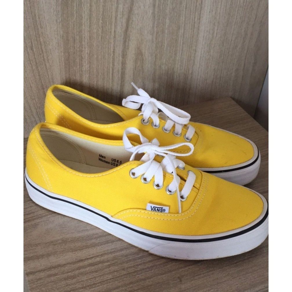 Vans amarelos authentic