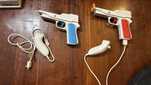 nitendo wii light gun e comando correspondente