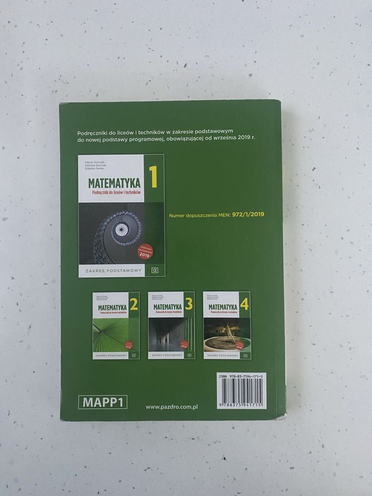 Podrecznik Matematyka 1 zakres podstawowy