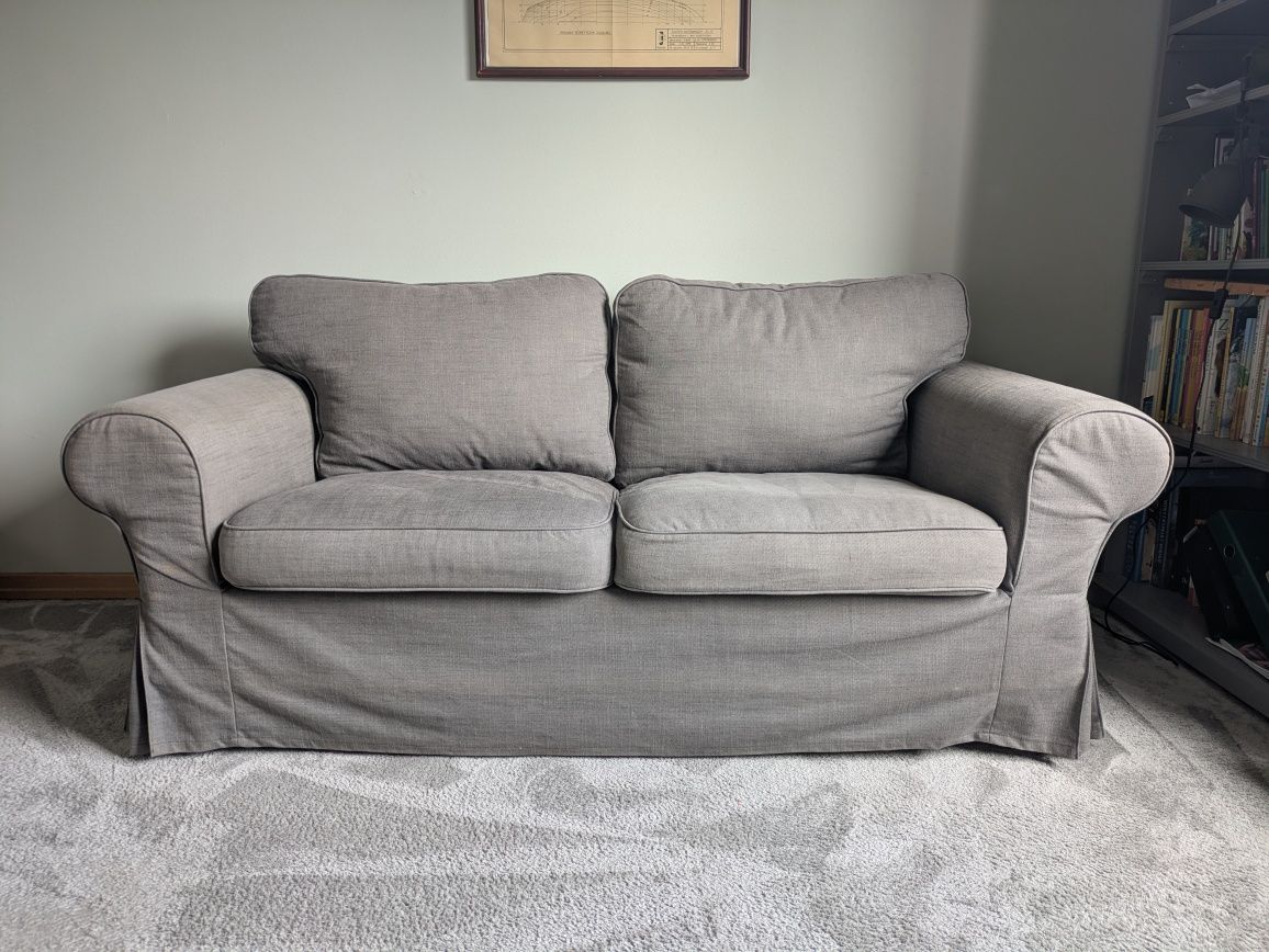 Kanapa Ikea Ektorp dwuosobowa szara
