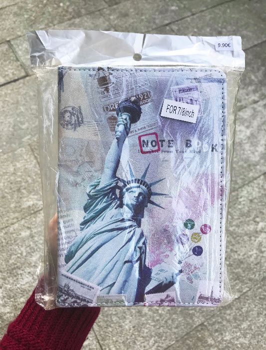 Capa universal para tablet de 7" / 8" (Polegadas) - Padrão Nova York