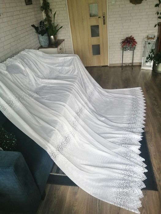 Przepiękna długa firana