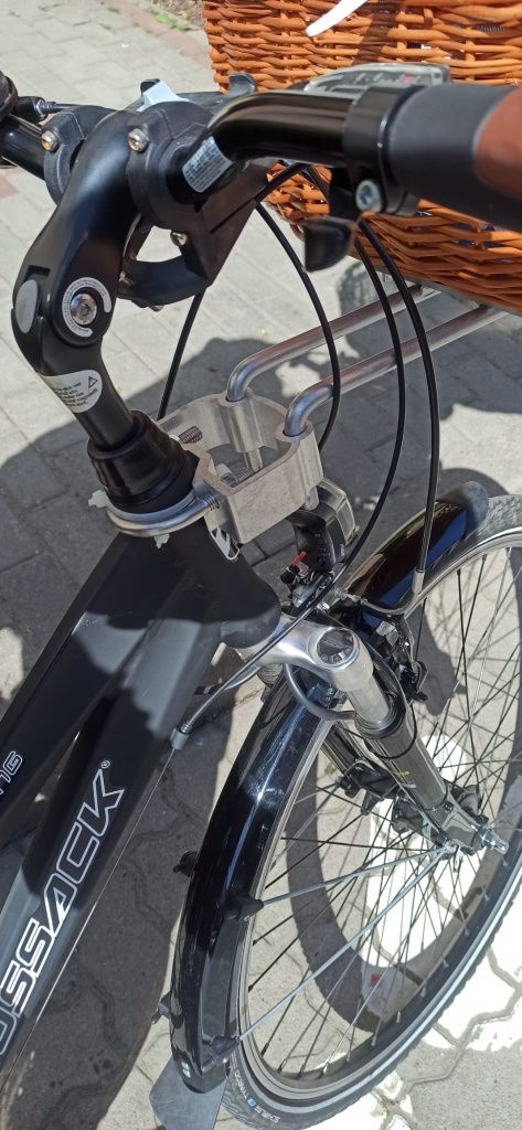 Aumüller kosz na rower, z kratką ochronną