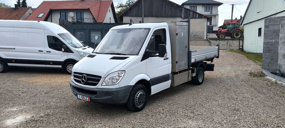 Mercedes-Benz Sprinter 516 CDI  WYWROTKA !! Kiper trzy strony !! Klima !! Niski przebieg
