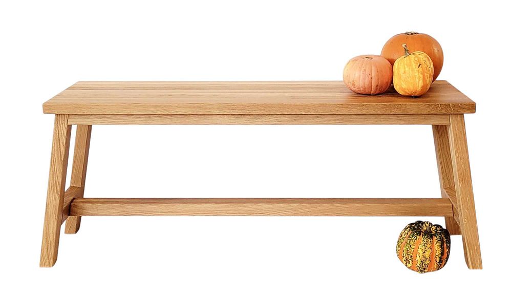 Ławka ławeczka drewniana dębowa