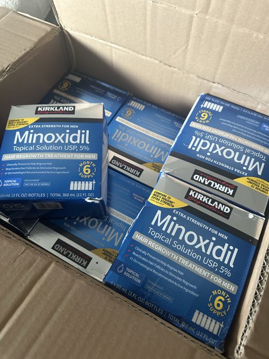 Minoxidil kirkland/foligain ( caixa selada ou unidades)