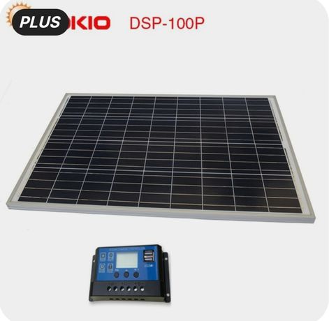 Солнечная батарея 100 Вт одинарная секция  + контролер