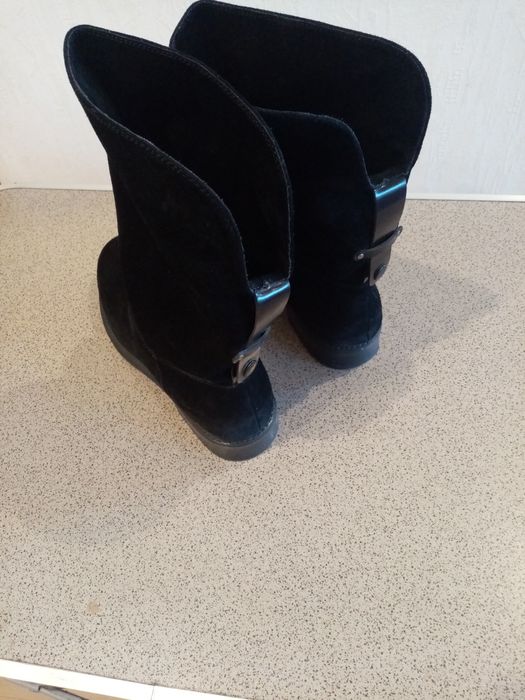 Сапоги замшевые р. 38