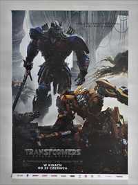 Plakat filmowy oryginalny - Transformers Ostatni rycerz