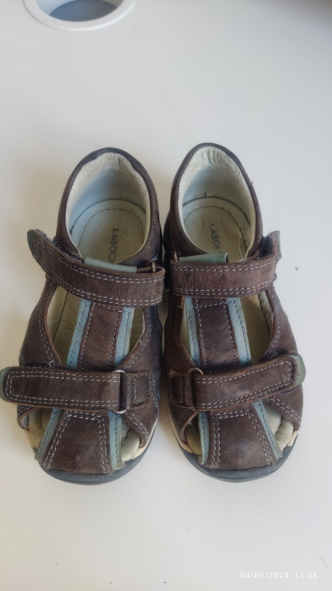 Skórzane, sandałki Lasocki kids rozmiar 22