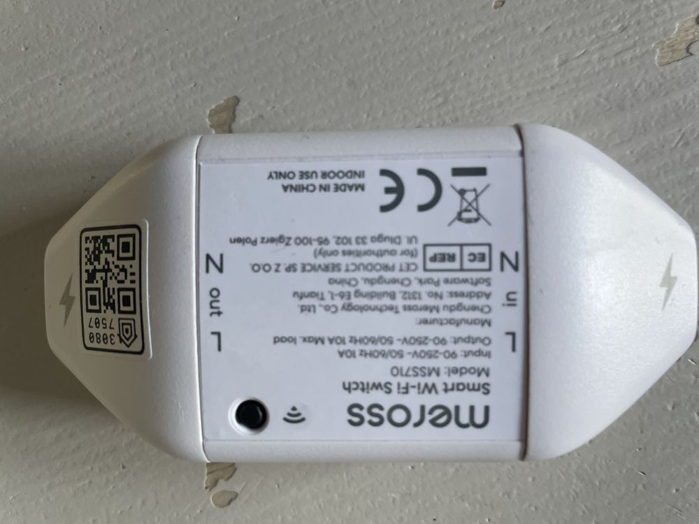 Smart wifi switch MSS710 inteligenty sterownik napiecia