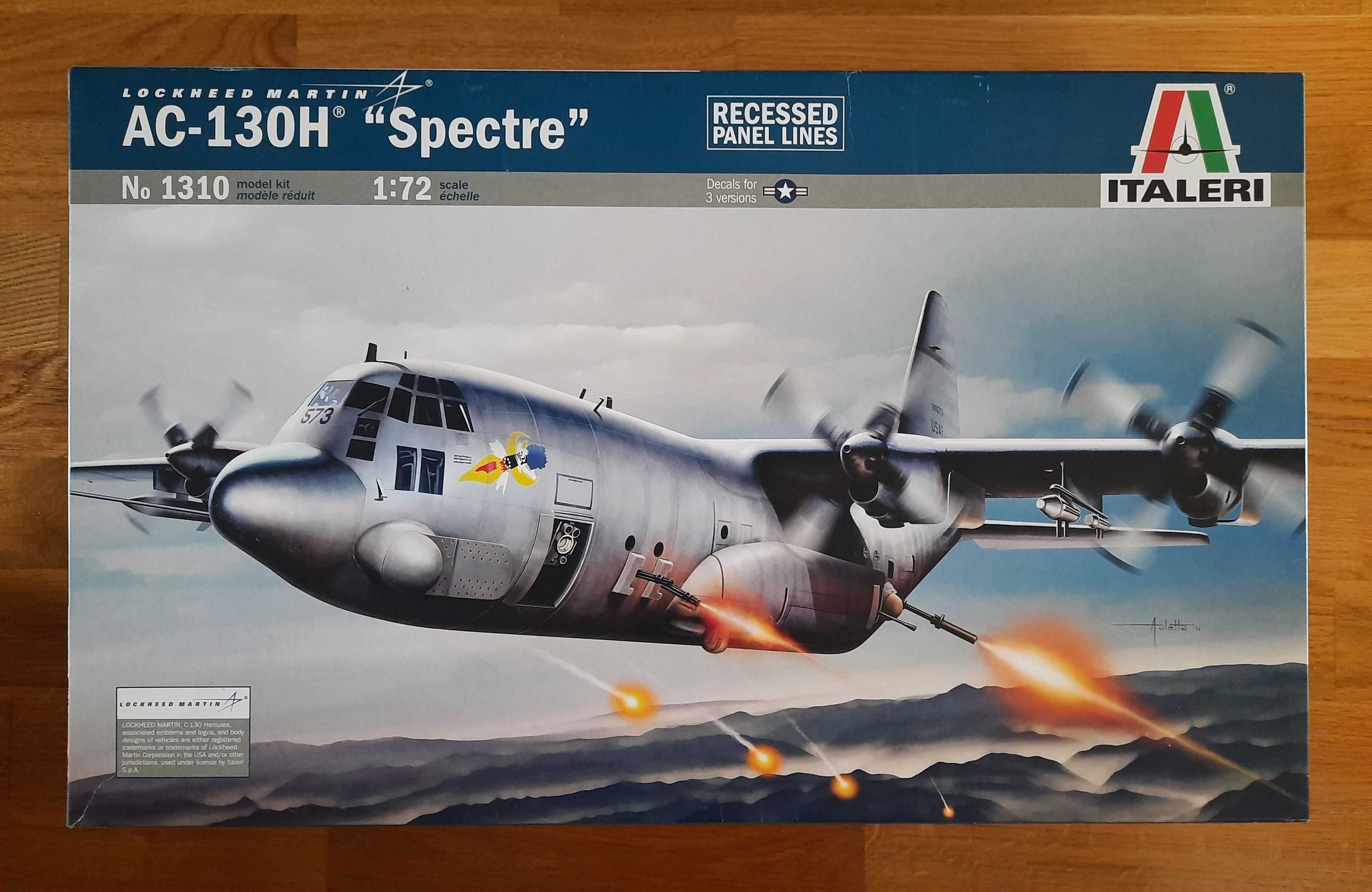 Model do sklejania Italeri Lockheed AC-130H "Spectre" skala 1/72