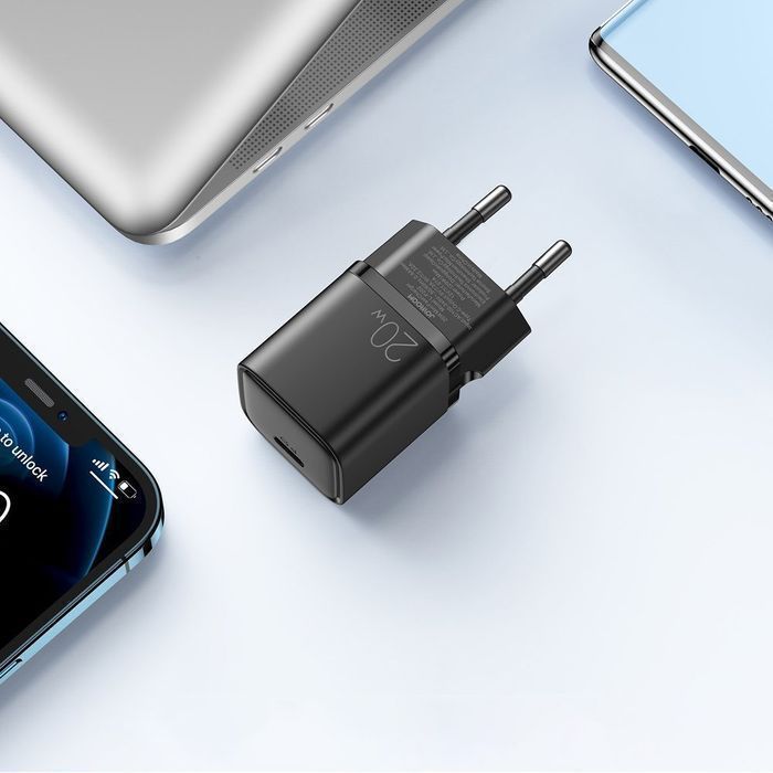 Ładowarka Joyroom USB-C 20W Power Delivery, Czarna