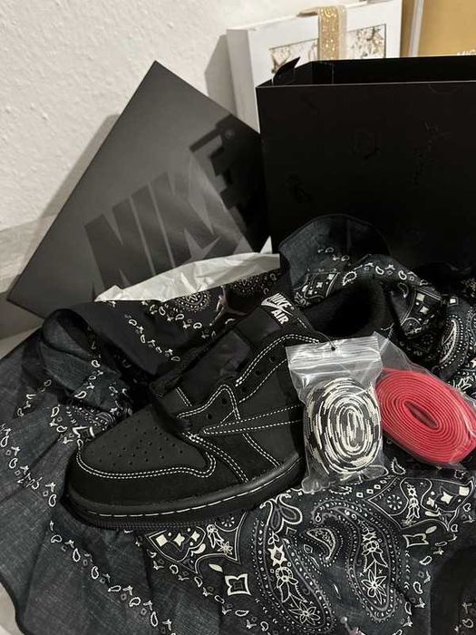 sportowe Jordan_ 1_Retro_ Low_OG_ SP_Travis_ Scott_ Black_Phantom R.40