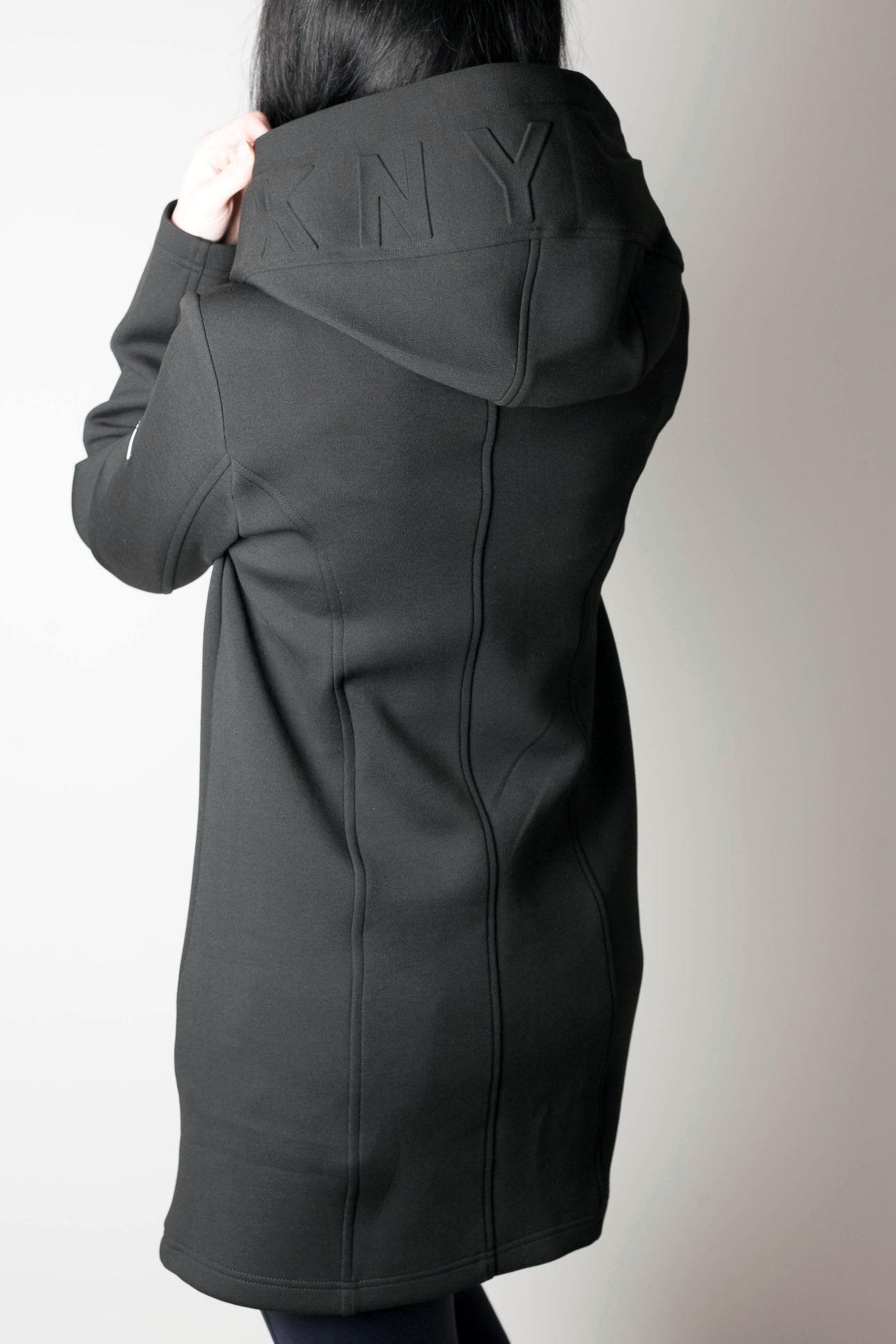 DKNY оригинал. Куртка тренч плащ осень женская чёрная размер XS XL