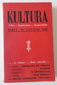 Czasopismo Kultura rocznik 1958 9 numerów