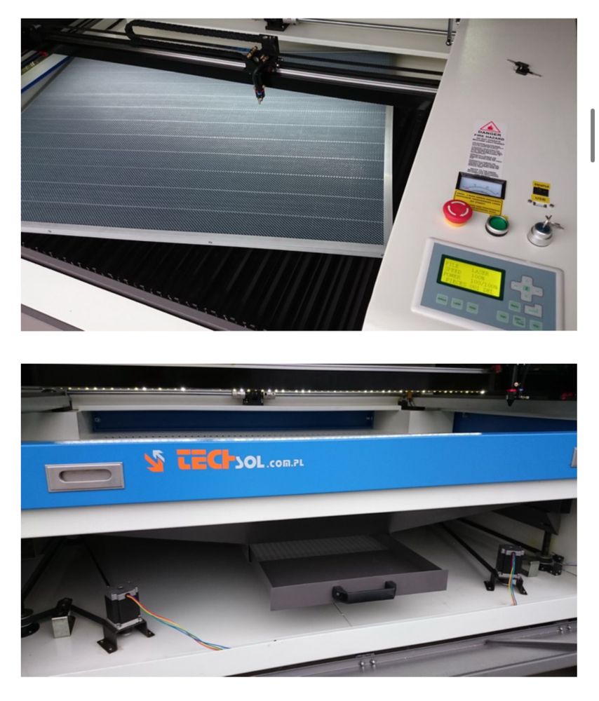 NOWY PLOTER Laserowy CO2 do grawerowania cięcia LASER 130x90 GRAWER