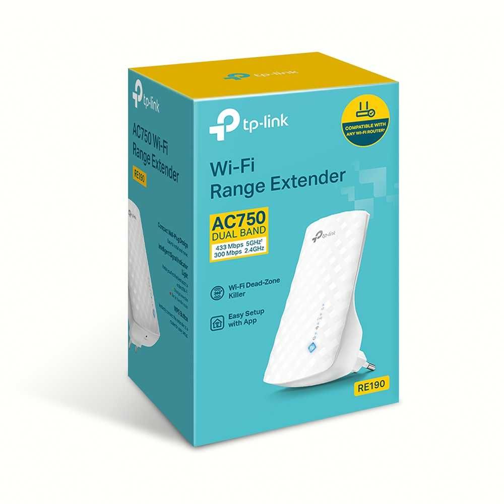 Новый Mesh 5 ГГц WI-FI Репитер Tp-Link RE190 v.5.0 AC750