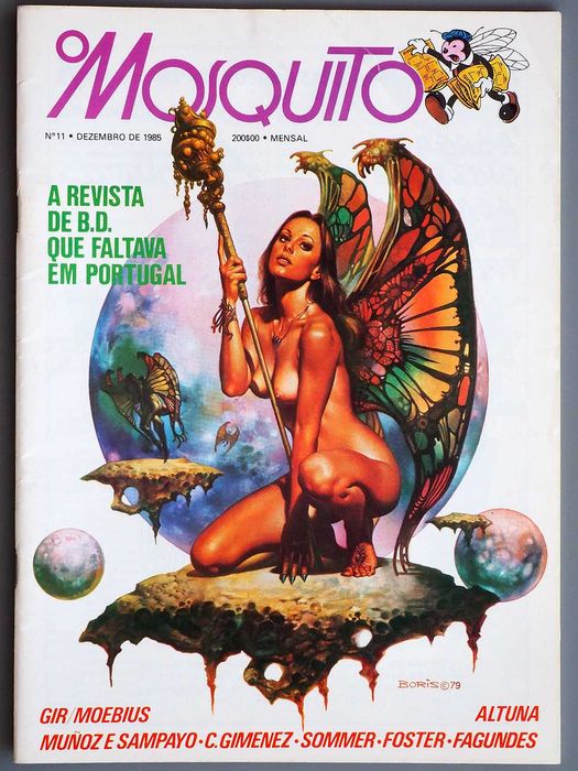 Revista Banda Desenhada Antiga - O Mosquito