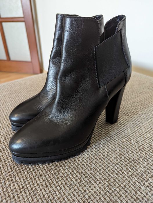 Женские кожаные полусапожки челси AllSaints Sarris. р37