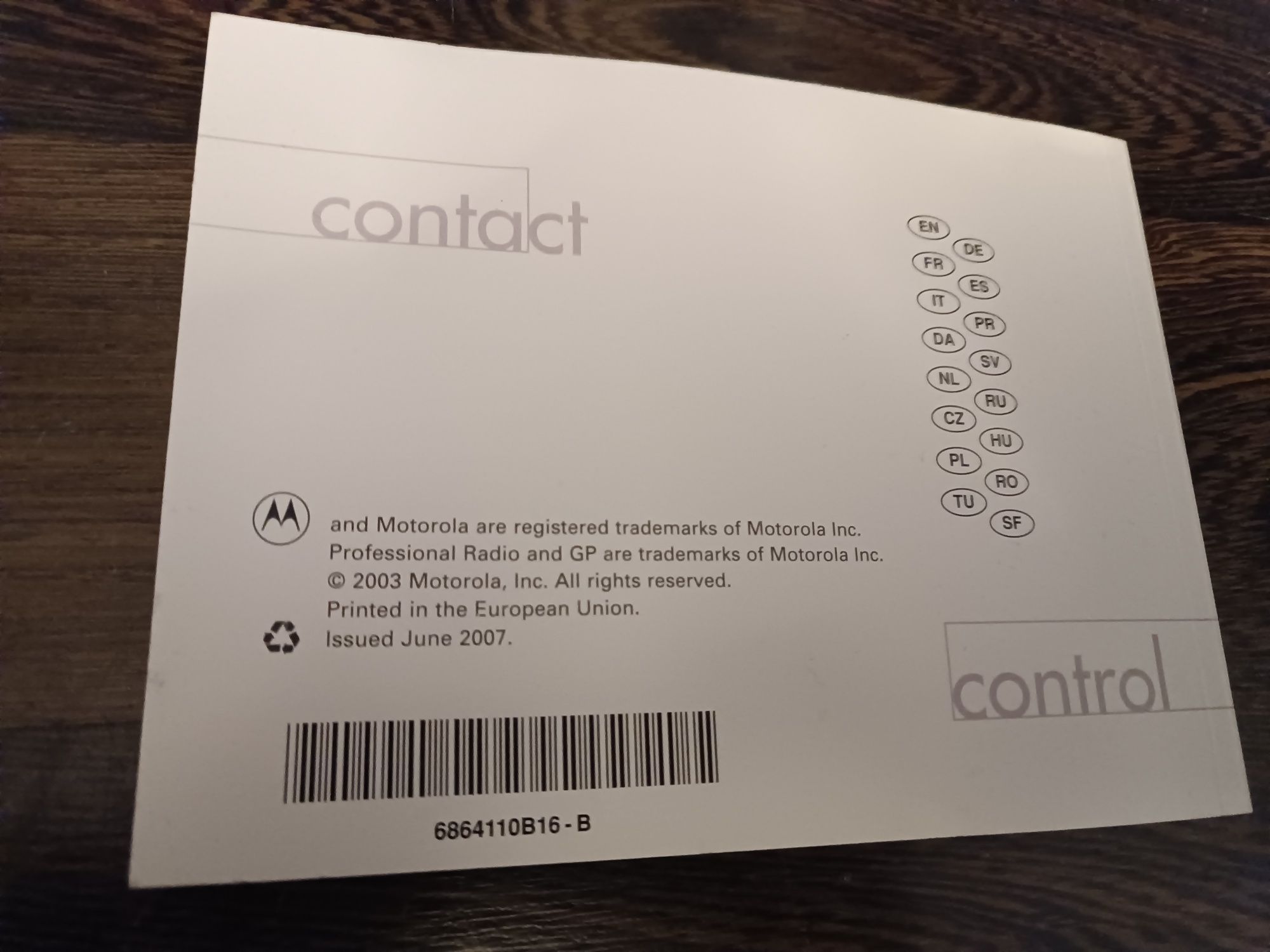 Instrukcja obsługi Motorola GP360