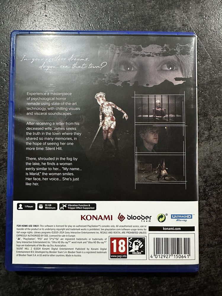 Silent Hill 2 Playstation 5 PS5 wersja polska IGŁA