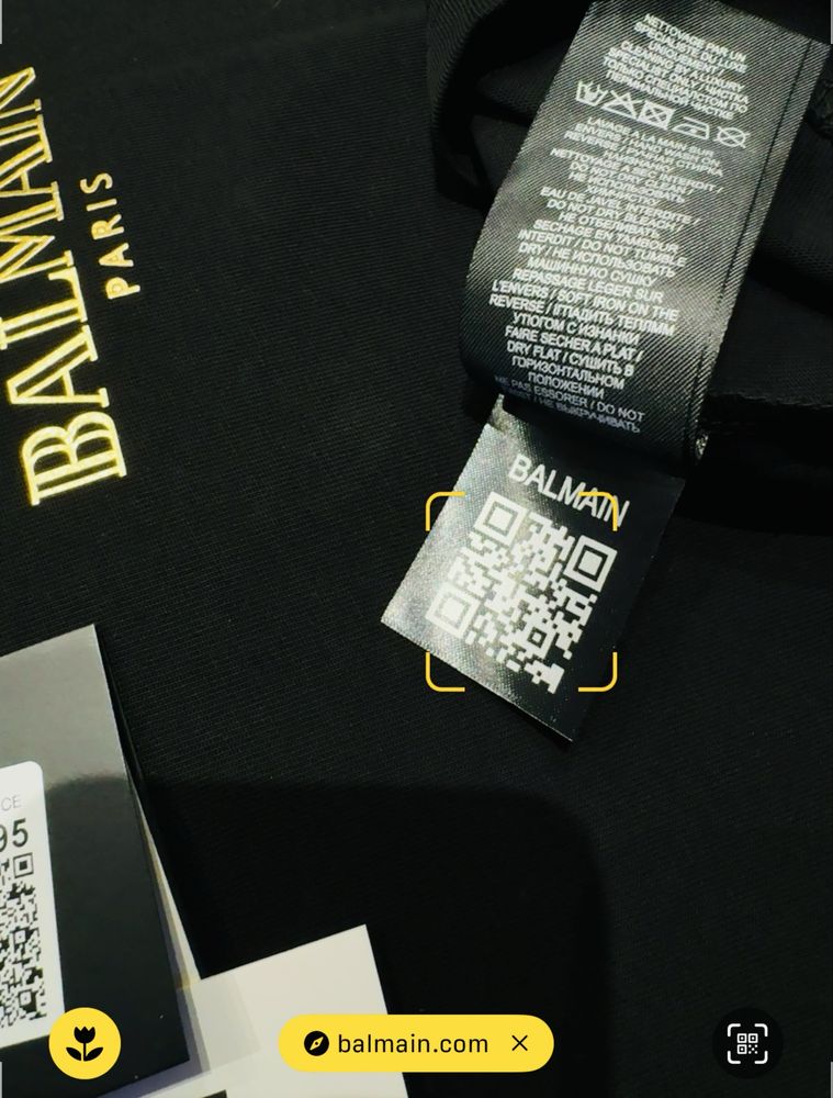 Balmain koszulka męska t-shirt