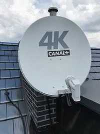 Antena satelitarna z konwerterem single używana talerz  BIŁGORAJ