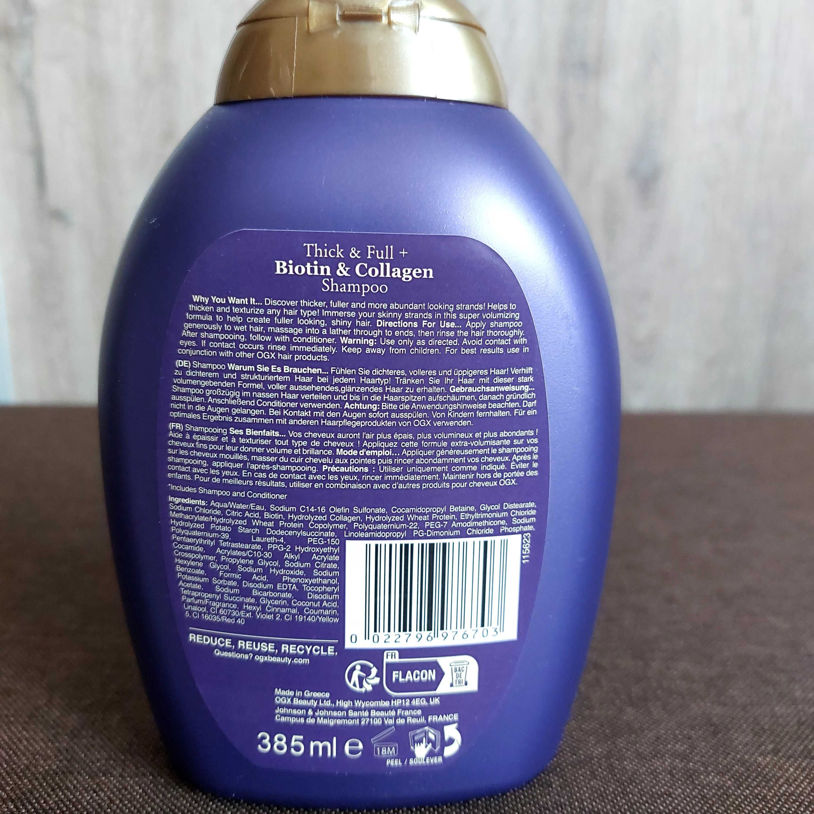 OGX szampon zwiekszajacy objętość