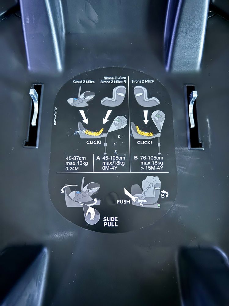 Cybex Base Z como nova