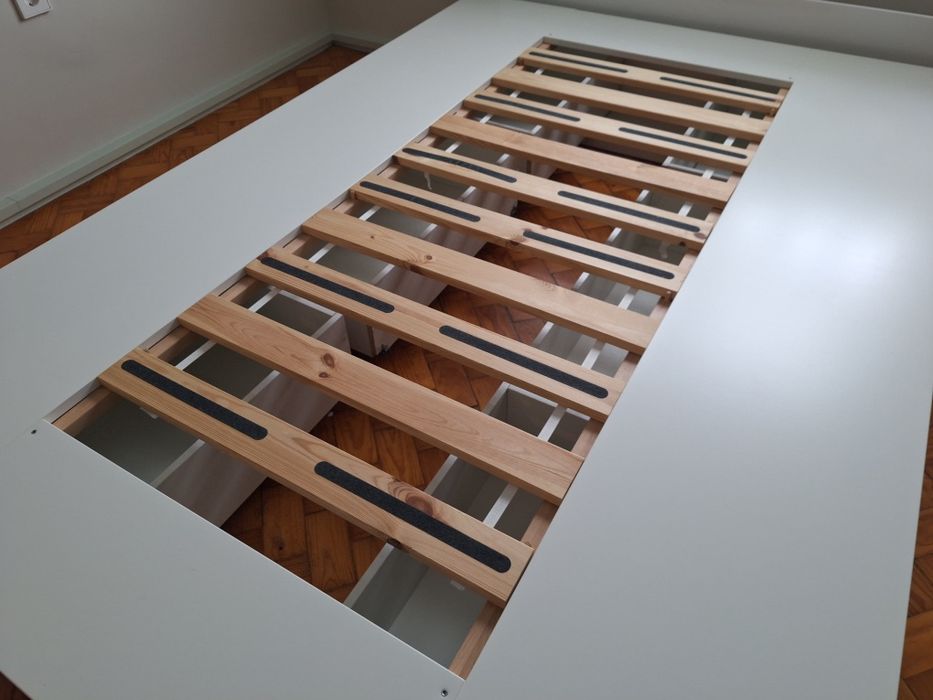 Cama ikea NORDLI com arrumação