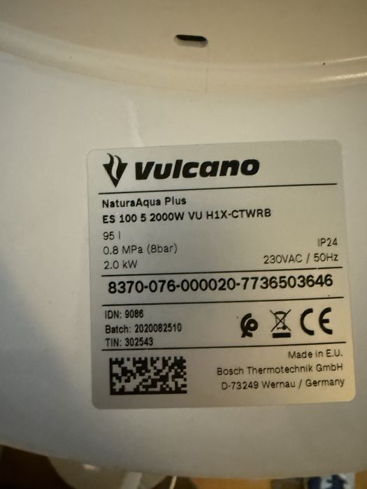 Termoacumulador Vulcano