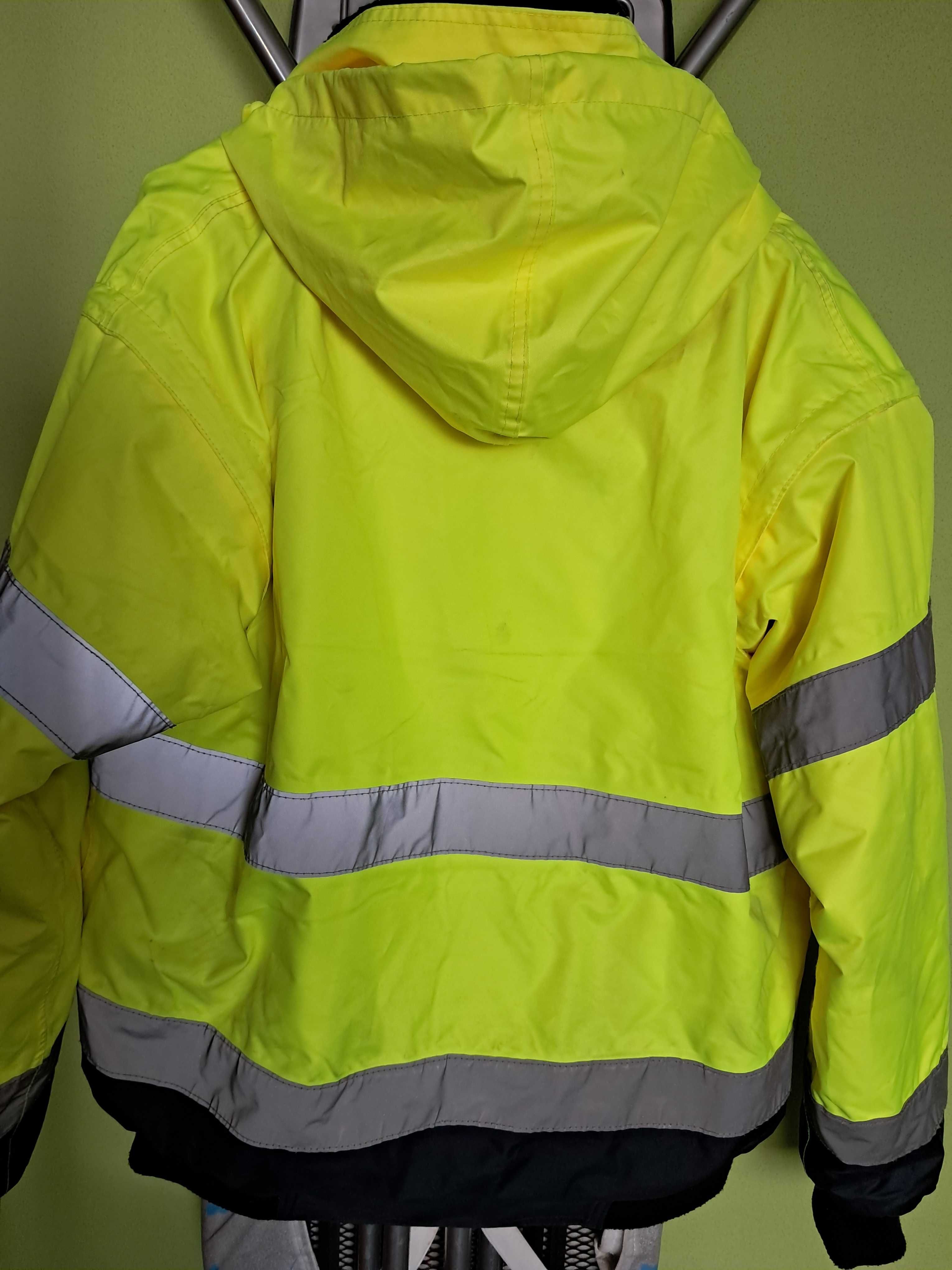 Kurtka męska odblaskowa 3w1 - odpinane rękawy i podpinka XL/2XL