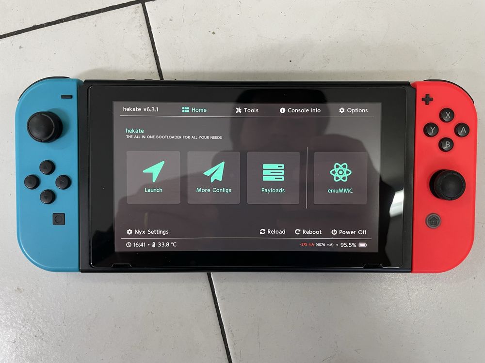 Nintendo Switch Modchip 128 gb  Desbloqueada Completa em Caixa