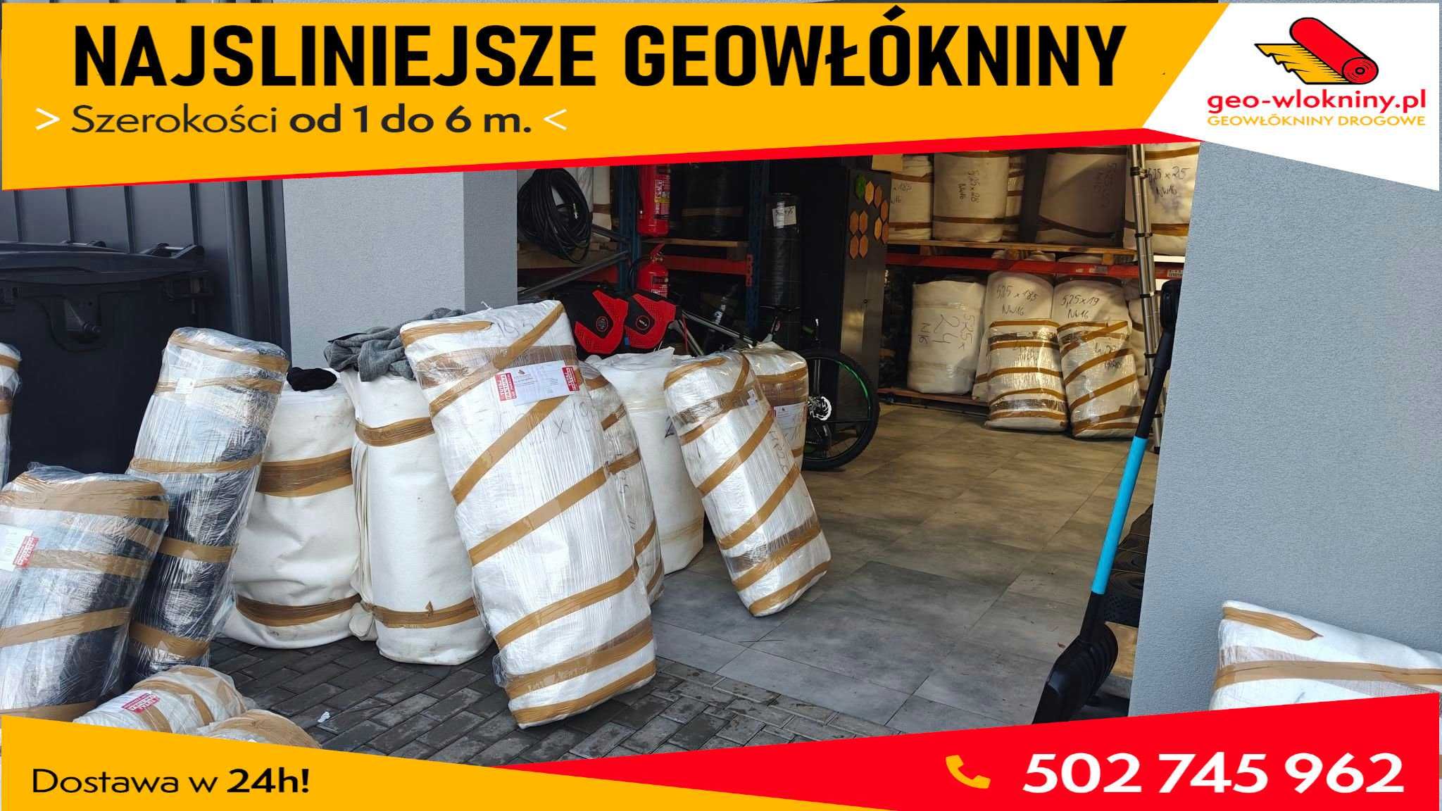 Geowłóknina Geowłókniny PP Polipropylen do 6m 200 400