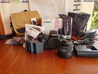 Canon EOS M50 + Lente EF-M 15-45mm + Extras (Excelente estado )