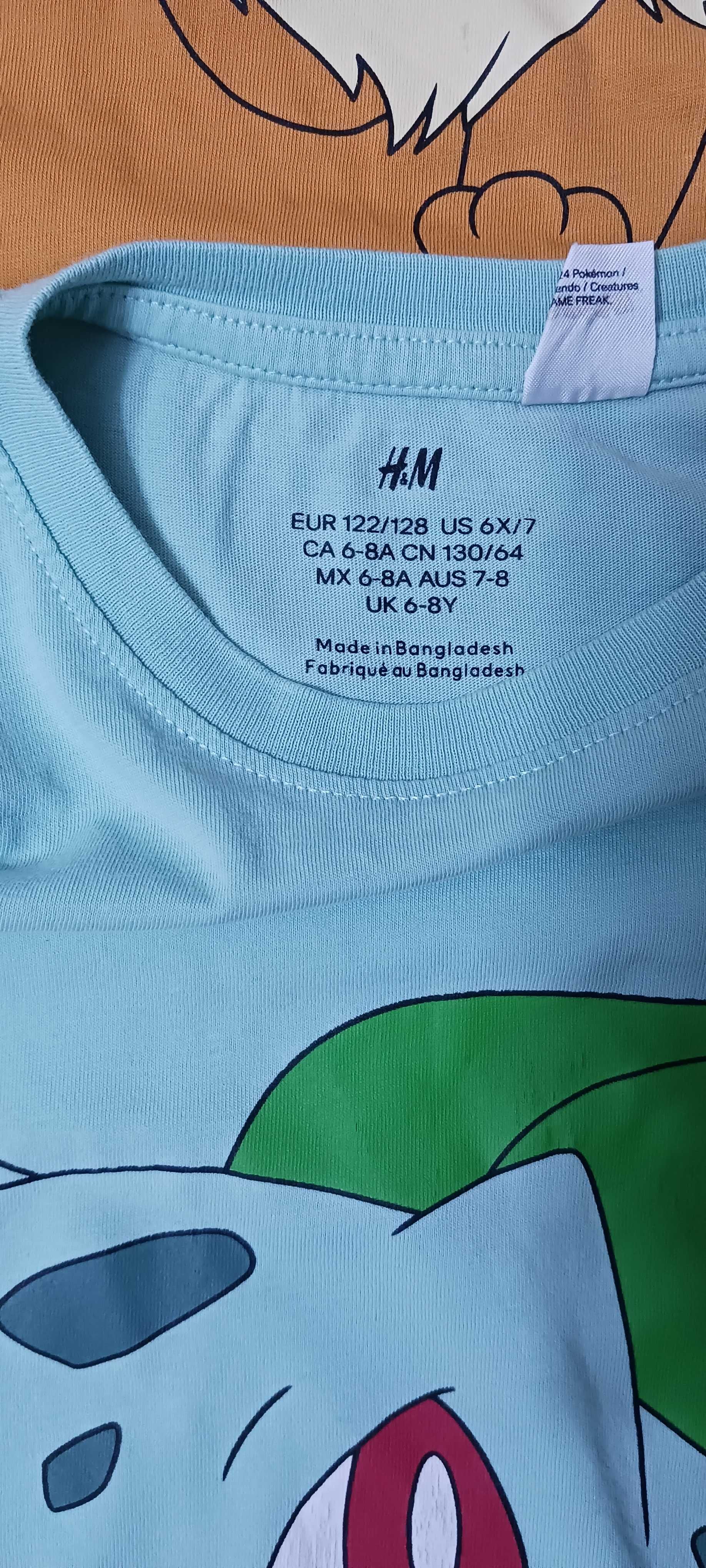 Conjunto de 4 t-shirts para criança - 6 a 8 anos