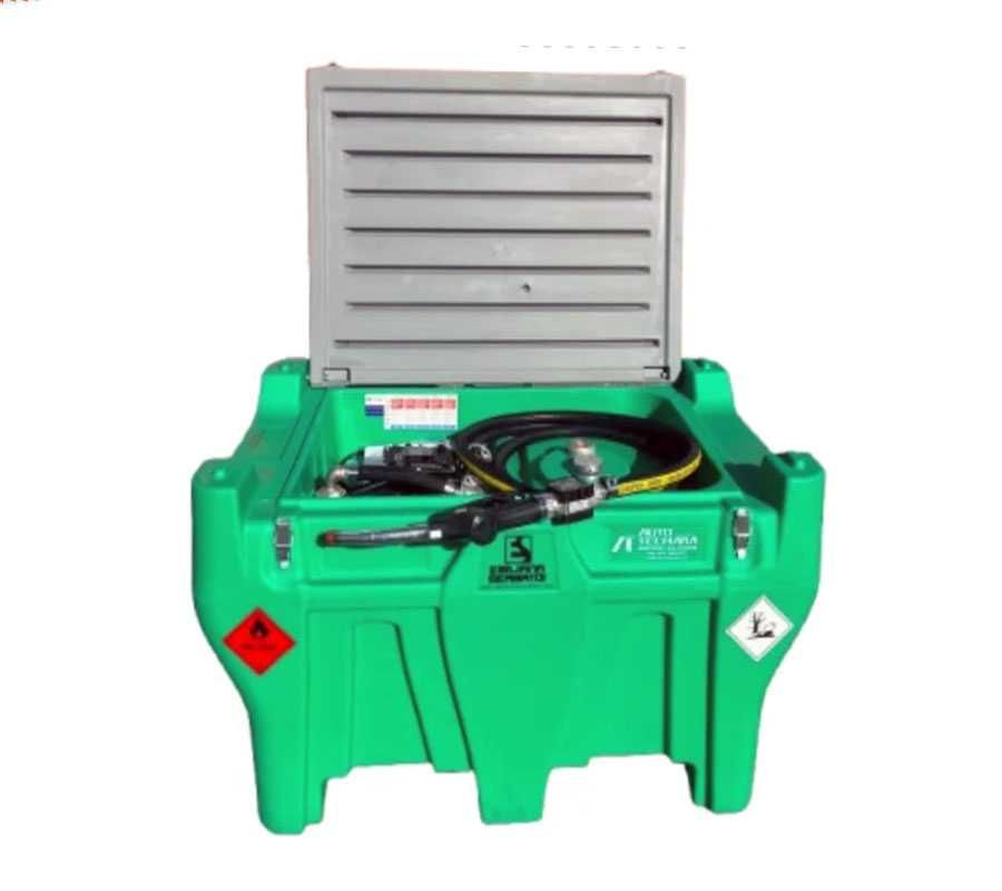 Mobilny Zbiornik na Benzyne 330L z pompą 12V z dystrybutorem, F VAT