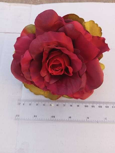 róża kwiat główka wyrobowa 13cm