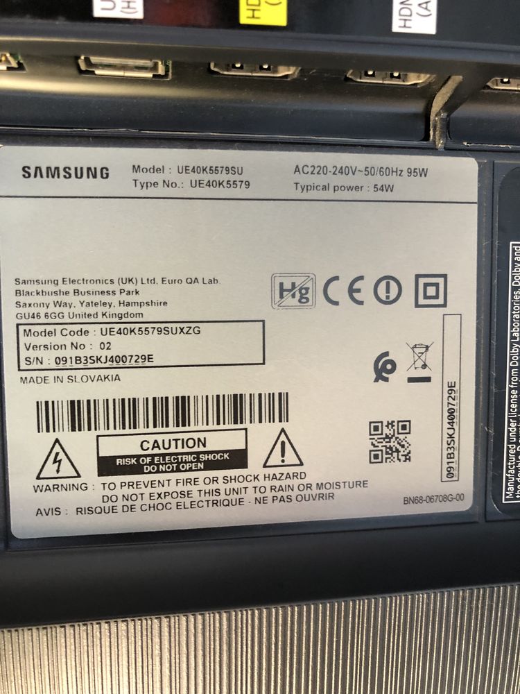 Telewizor Samsung 40 c -Led+pilot Smart