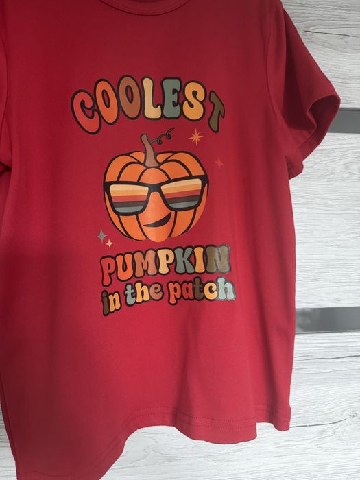 T-shirt dla chlopca Dzień Dyni 116