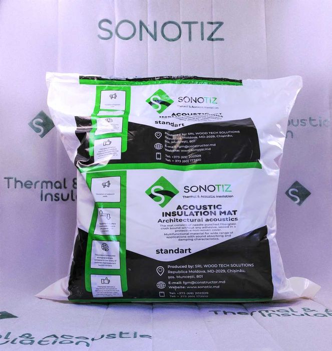 ТермоЗвукоИзол  Сонотіз Звукоизоляция стен и полов.