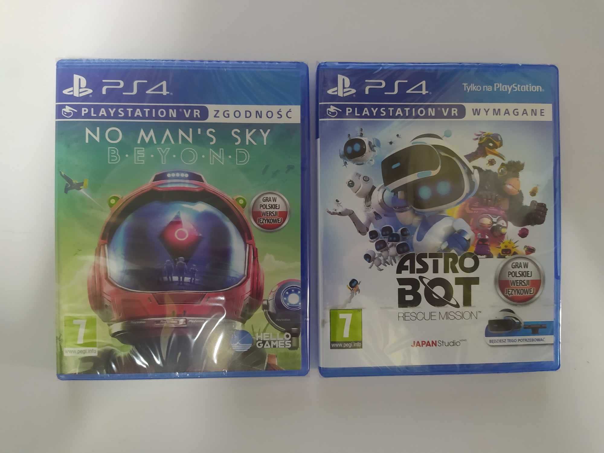 NOWY ZESTAW 2 GIER VR PS4 No Man's Sky i Astro Bot