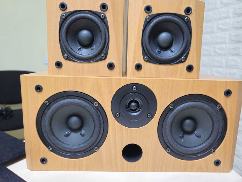 Колонки пасивні GENIUS 1-центальна + 2-тилові акустична система